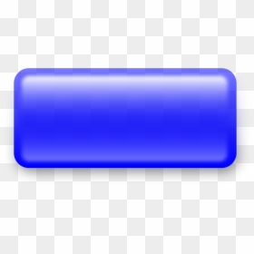 Rectangle Clipart Blue, HD Png Download - 3d button png