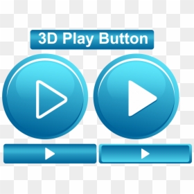 Circle, HD Png Download - 3d button png