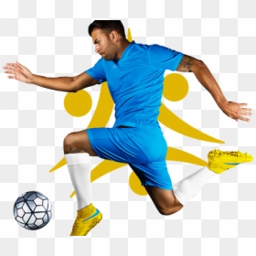Kick Up A Soccer Ball, HD Png Download - deportes png