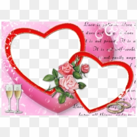 Love Photo Frames Hd, HD Png Download - wedding background png