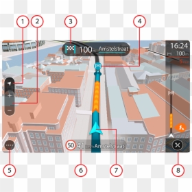 Mapy Tomtom, HD Png Download - 3d button png