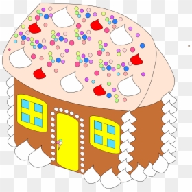 Sweet House Clipart, HD Png Download - cartoon cookie png
