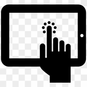 Ipad Clipart Black And White, HD Png Download - tablet clipart png