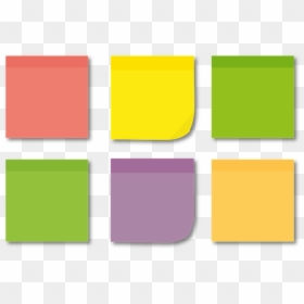 Post It Colorido Png, Transparent Png - post-it png