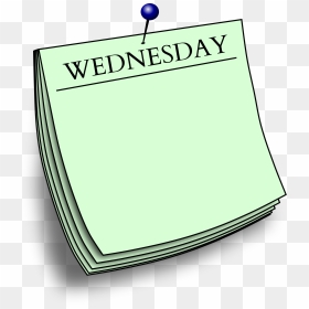 Wednesday Note, HD Png Download - post-it png