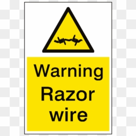 Hydrochloric Acid Hazard Symbol, HD Png Download - razor wire png