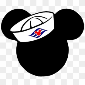 Silhouette Disney Cruise Line Logo, HD Png Download - mickey mouse hat png