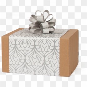 Wedding Gifts Wrapped In Brown Paper, HD Png Download - gift wrap png