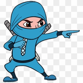 Ninja Cartoons, HD Png Download - cartoon ninja png