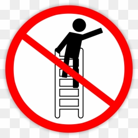 Prohibicion De La Prostitución, HD Png Download - climbing ladder png