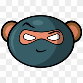 Ninja Monkey, HD Png Download - cartoon ninja png