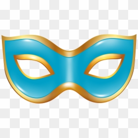 Blue Mask Clip Art Transparent, HD Png Download - mascaras png