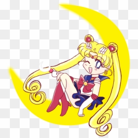 Sailor Moon Chibi Png, Transparent Png - moon cartoon png