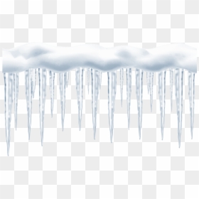 Icicles And Snow Png, Transparent Png - ice cicles png