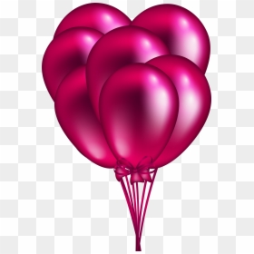 Pink Balloon Png Transparent Background, Png Download - balloon animals png