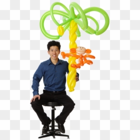 Sitting, HD Png Download - balloon animals png