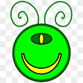 Clipart Face Of Alien, HD Png Download - cartoon alien png