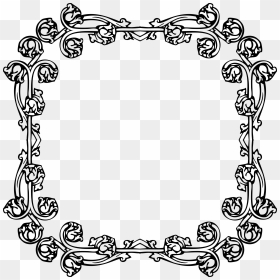 Victorian Frame Circle Png, Transparent Png - filigree frame png