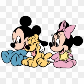 Disney Baby Mickey And Minnie, HD Png Download - bebes png