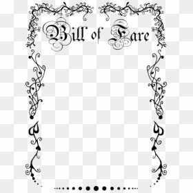 Bill Of Rights Border, HD Png Download - filigree frame png