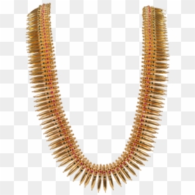 Kerala Traditional Gold Necklace, HD Png Download - gold ornaments png