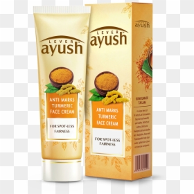 Ayush Anti Marks Turmeric Face Cream, HD Png Download - face scar png