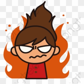 Angry Boy Cartoon, HD Png Download - cartoon zombie png