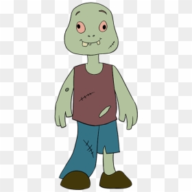 Drawing, HD Png Download - cartoon zombie png