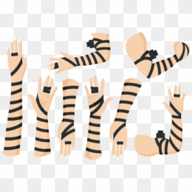 Cuero Negro Tefillin Manos - Tefillin Clipart, HD Png Download - vectores png negro
