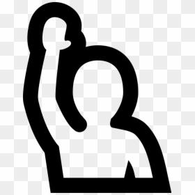 Person Raising Hand Png, Transparent Png - raised hand png