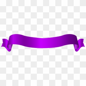 Ribbon Clipart Purple, HD Png Download - pink ribbon banner png