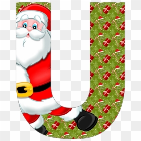 Christmas Themed Letters Clipart, HD Png Download - gorro de natal png