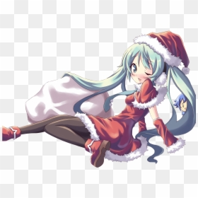 Vocaloid Christmas, HD Png Download - gorro de natal png