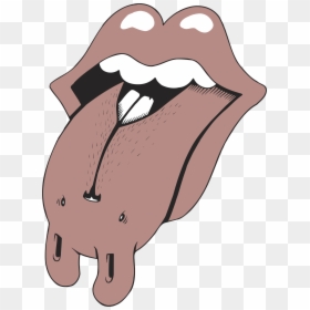 Rolling Stones Tongue, HD Png Download - creepy mouth png