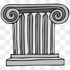 Roman Columns Clip Art, HD Png Download - roman pillar png