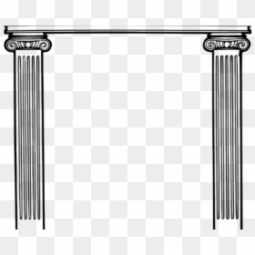 Rome Borders Clip Art, HD Png Download - roman pillar png