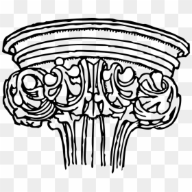 Gothic Capital, HD Png Download - roman pillar png