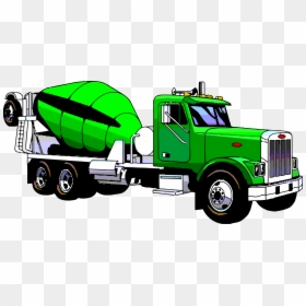 Cement Truck Clip Art, HD Png Download - cement png