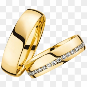 Christian Wedding Ring Gold, HD Png Download - anillos png