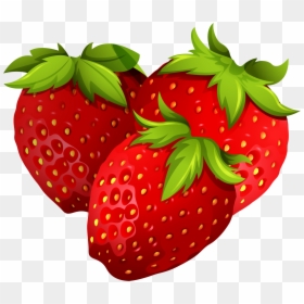 Strawberries Vector, HD Png Download - fresas png