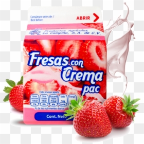 Fresas Con Crema Irapuato, HD Png Download - fresas png