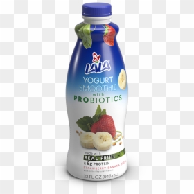 Lala Yogurt Smoothie Probiotic, HD Png Download - fresas png