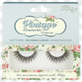 Vintage Cosmetic Lashes, HD Png Download - fake eyelashes png