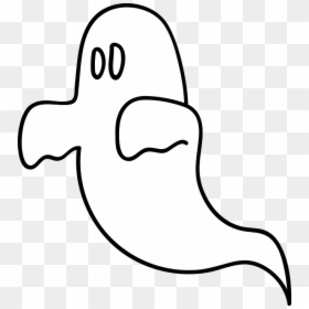 Ghost Black And White, HD Png Download - cute halloween png