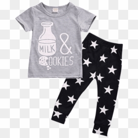 Pajamas, HD Png Download - milk and cookies png