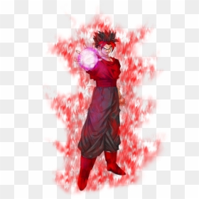 Dbz Red Aura, HD Png Download - red aura png