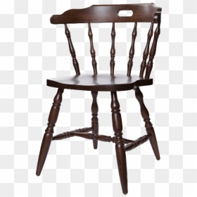 Round Back Wood Dining Chairs, HD Png Download - old wood png