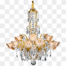 Baccarat Chandelier Royal, HD Png Download - gold chandelier png