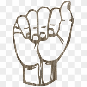 American Sign Language, HD Png Download - old wood png