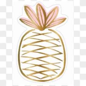Pineapple Gold Png, Transparent Png - gold pineapple png